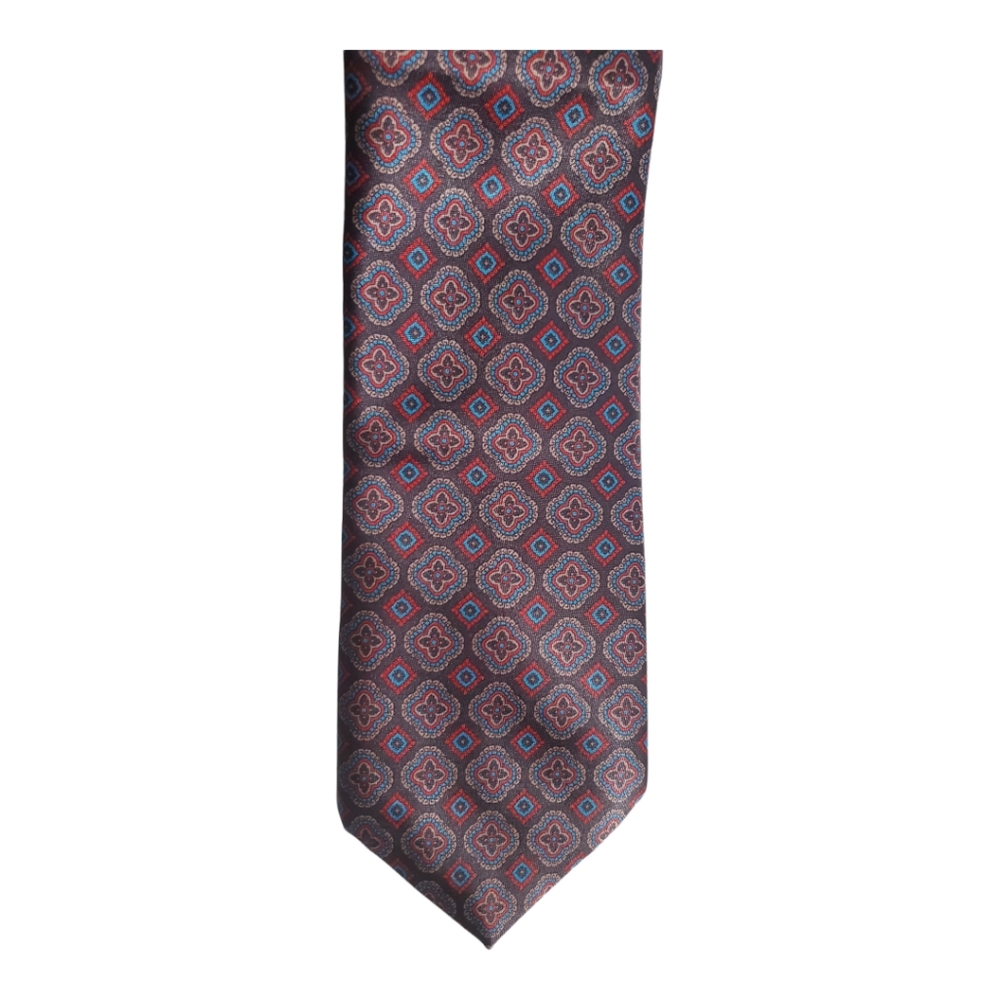 Envoy Tie Deep Plum Teal